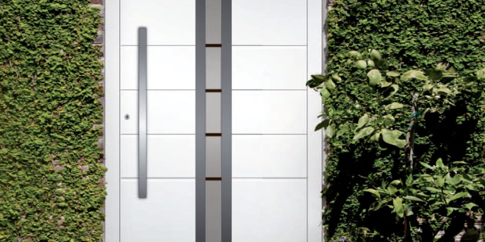 Aluminiumhaustüren , Haustüren Holzalu, Geuß Bauelemente - Haustüren